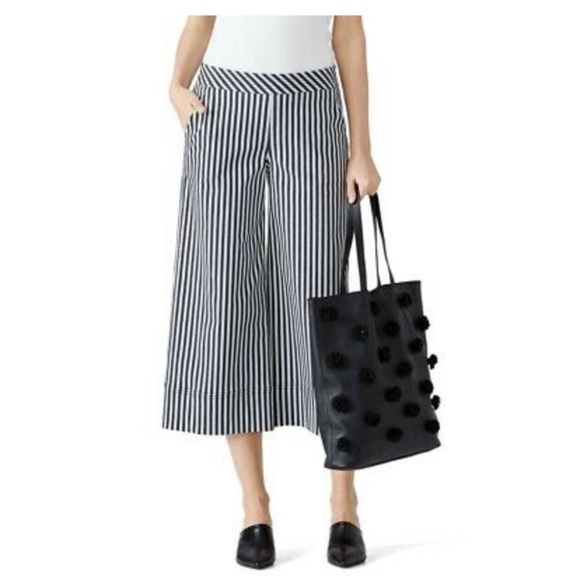 Trina Turk Sacramento Wide-Leg Striped Pants - Picture 1 of 9